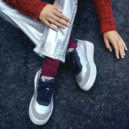 Sneaker 86 Napa Plata